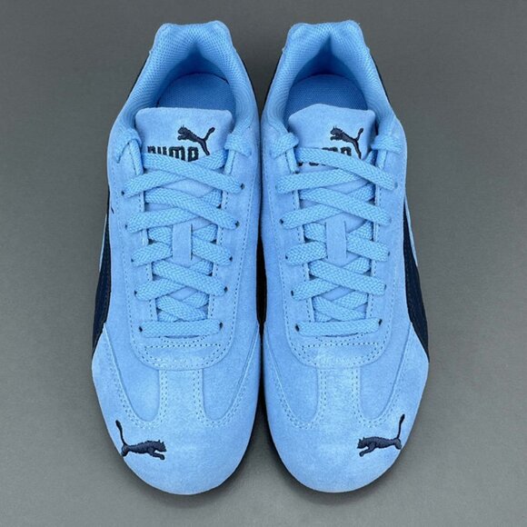 Blue Low-Top Puma German Training Style Sneakers - Picture 1 of 11